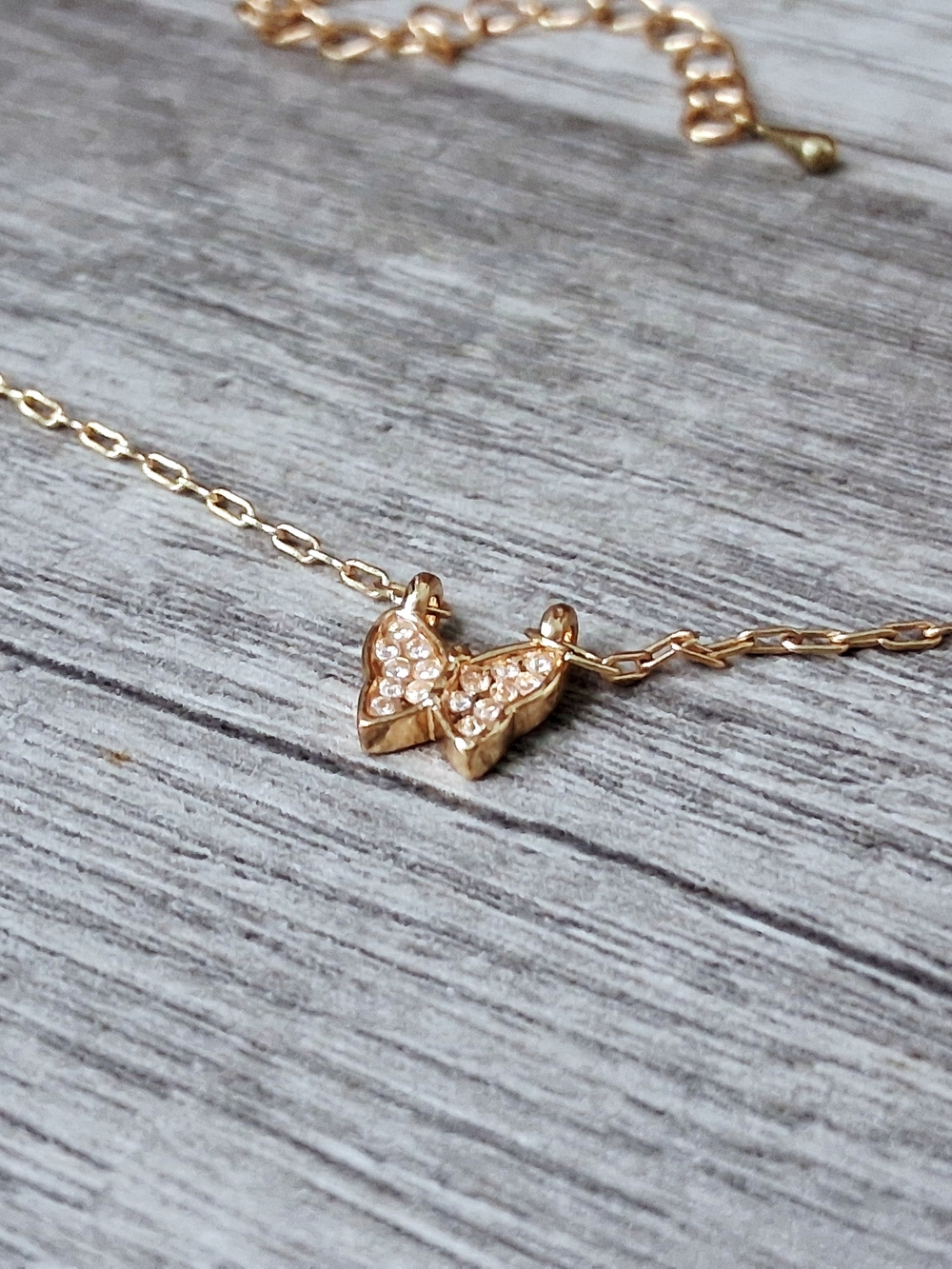 Dainty Gold Butterfly Anklet - Women Jewelry